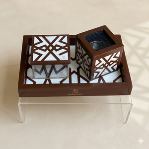 Venta directa de fábrica, juego de bandejas de madera, quemador de incienso con incrustaciones de hueso de perla Madre, Benzoin Clary Sage Ocean Seeds, artículos perfumados de ámbar gris - Product Image 1