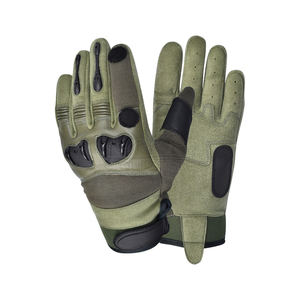 Guantes Tácticos de Caza para Exteriores, de Cuero con Protección TPU en los Nudillos, Pantalla Táctil, Anti-Impacto, Resistentes - Product Image 1