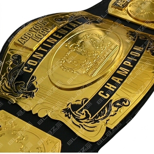 Réplica del Cinturón Continental de AEW, Cinturones de Lujo de Cuero Genuino, Cinturones de Campeonato de Lucha Libre Personalizados y Populares - Product Image 1