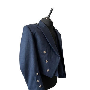 2026 OEM ODM Veste et gilet Prince Charlie 100% Laine de Qualité Supérieure, Tenue des Highlands Écossais - Product Image 3