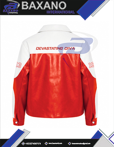 Delta | Sigma | Theta Sorority Devastating Divas PU Leather Women's <b>Racer</b> <b>Jacket</b> Front Zip-Up Biker Coat Casual Outerwear <b>Jacket</b> - Product Image 6
