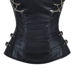 Custom Leather Corset Women Bustier Premium Waist Shaper Medium Control Sports Tummy Control OEM Sample Service Available Today - Product Image 5