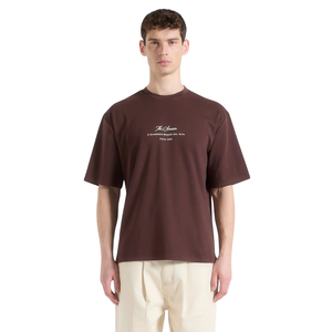 T-shirt pour homme à col rond et manches courtes, imprimé graphique vintage au dos et texte à l'avant, coupe décontractée, décontracté, vente en gros, personnalisable, OEM, en coton - Product Image 1