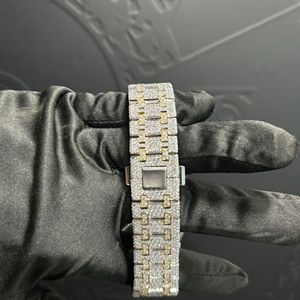 High Quality Customized Iced Out Lab Grown <b>Watch</b> Stainless Steel Best Quality Diamond <b>Watch</b> for <b>Men</b> - Product Image 2