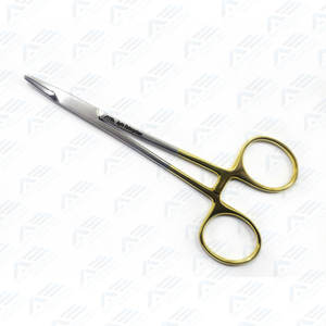 Tc Webster Porte-Aiguille 13 Cm En Acier Inoxydable Fait Instruments Chirurgicaux Courbé Lisse Or Suture Chirurgie Dentaire - Product Image 5