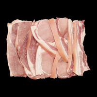 Viande de porc surgelée IQF, coupes de jambe et de ventre, emballées sous vide, 25 kg, qualité A, durée de conservation de 24 mois