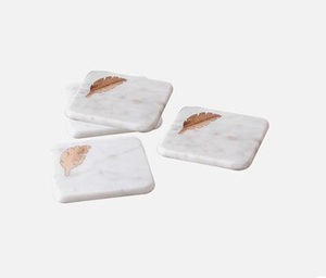 Premium <b>White</b> Marble Round Handcrafted 10mm Thick <b>Coaster</b> Plate Natural Stone Serving Tray Luxury Home Decor Gift - Product Image 4