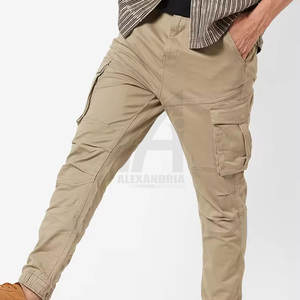 Pantalons cargo pour hommes, nouvelle conception Alexandria Industries, meilleur prix, pantalons cargo pour hommes adultes, streetwear, pantalons cargo pour hommes lavés. - Product Image 3