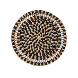 Natural Sustainable Handmade <b>Cup</b> <b>Mats</b> for Farmhouse Kitchen Coffee Table and Daily Use Organic Woven Seagrass Placemat - Product Image 3