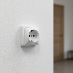 Prise murale allemande 16A 250V 1 base pour remplacement et réparation - Product Image 3