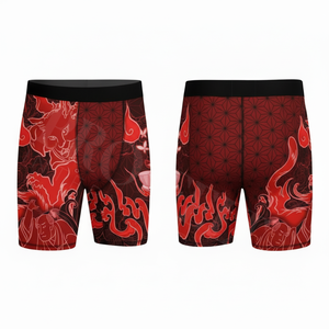 Nueva Llegada Ropa Deportiva MMA, Ropa Interior de Poliéster y Nailon con Diseño Sublimado, Shorts de Compresión Transpirables de Secado Rápido - Product Image 2