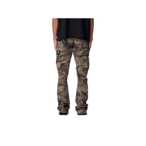 <b>Men's</b> <b>Camouflage</b> Wide Leg <b>Pants</b> Mid Waist Loose Fit Cotton Denim Casual Summer Style with Pockets ODM Breathable - Product Image 2