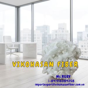 Matériau de rembourrage creux 4D HD blanc non-siliconisé Vikohasan pour couettes, couvertures, jouets, béton - Vente directe fabricant - Product Image 3