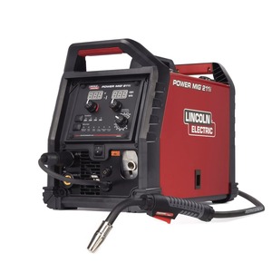 เครื่องเชื่อมไฟฟ้า MIG 211i MIG Welder – แรงดันไฟฟ้าคู่ 120/230 โวลต์, กำลังไฟ 20-211 แอมป์, รองรับลวดเชื่อมฟลักซ์คอร์, เครื่องแบบพกพา น้ำหนัก 41 ปอนด์ - Product Image 1