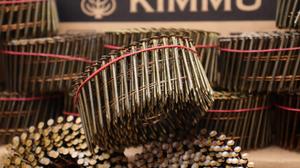 Clavo neumático de 15 grados, electro galvanizado, anillo en espiral liso, vástago de alambre de acero, clavo de bobina de palé intercalado - Product Image 2