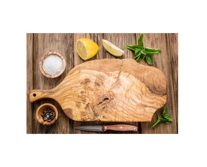 Tabla de Cortar de Madera Natural para Preparar Verduras, Frutas, Carne, Pan, Queso y Servir Bocadillos y Aperitivos - Product Image 3