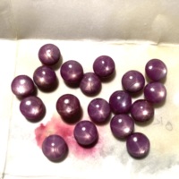 Rubis naturel étoile mélange taille Cabochon pierre précieuse en vrac 5 à 14 mm couleur rouge étoile rubis pierre précieuse en vrac pour la fabrication de bijoux rubis naturel