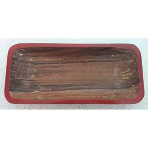 Bandeja decorativa de madera hecha a mano Bandeja para servir con elegancia y estilo - Product Image 4