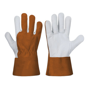 Gants de soudage TIG personnalisés, robustes, en cuir de vachette pleine fleur, protection des mains, gants de sécurité - Product Image 5