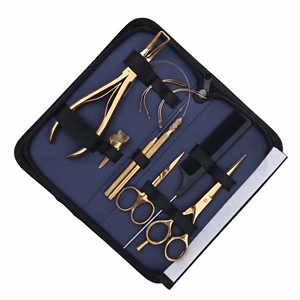 Kit Avanzado para Remover Extensiones de Cabello, Alicates para Remover Micro Anillos, Herramienta de Gancho para Enhebrar Hilos, Tijeras de Peluquería, Peine de Cola - Product Image 6