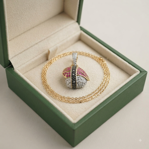 Collier Pendentif Unisexe Tendance Hip Hop en Or Massif 10K Personnalisé avec Diamant Moissanite et Breloque Sushi Sashimi Glacé, Cadeaux - Product Image 5