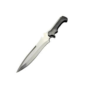 Couteau de combat à pointe de lance en acier inoxydable, lame droite de 0,6 mm d'épaisseur, lame de qualité industrielle, manche en acier au carbone, OEM, garantie 3 ans - Product Image 2