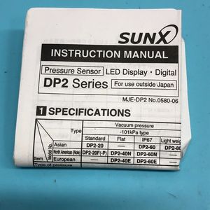 เซ็นเซอร์วัดสุญญากาศ ULTRATECH 18-25-01778, DP2-20 SUNX - อุปกรณ์และอะไหล่เซมิคอนดักเตอร์ระดับโลกที่เชื่อถือได้ - Product Image 6