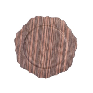 Assiette de chargement en bois pour la cuisine et la vaisselle de table Assiette de service en bois et assiette de chargement - Product Image 1