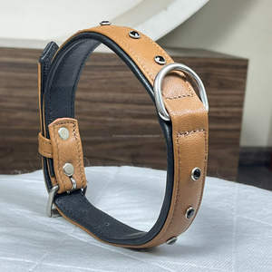 Colliers pour chiens en cuir de vache véritable d'inspiration occidentale, colliers robustes, fournisseur en gros, accessoires pour animaux de compagnie durables. - Product Image 4