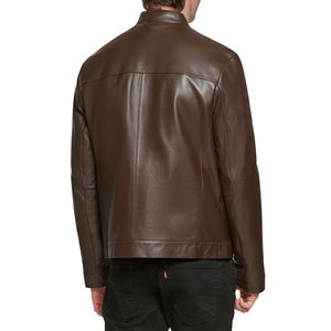 Crocodile skin Men's <b>Leather</b> <b>Jacket</b> Autumn <b>Winter</b> Fashion <b>Jackets</b> For Men Solid Color Zipper <b>Leather</b> Casual <b>jacket</b> for men - Product Image 1