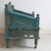 2024 Premium sculpture en bois élégant canapé monoplace meilleure qualité fauteuil de repos Restaurant canapé hôtel de luxe meubles de maison