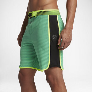 <b>Mens</b> Quick Dry Board <b>Shorts</b> <b>Green</b> Black Side Stripe Sporty Create Your Own Board <b>Shorts</b> Customized Water Sports Clothing <b>Shorts</b> - Product Image 1