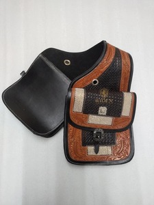 Sillín de Cuero de la Mejor Calidad con Diseño Floral Estilo Western y Bolsa de Sillín Clásica Disponible al Mejor Precio del Mercado - Product Image 1