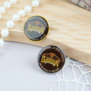 Insignia Promocional Personalizada <span class=keywords><strong>para</strong></span> Ropa, Diseño 3D <span class=keywords><strong>de</strong></span> Lujo, Pines <span class=keywords><strong>de</strong></span> Solapa <span class=keywords><strong>de</strong></span> Esmalte Duro, Insignias Pintadas Asequibles - Product Image 4