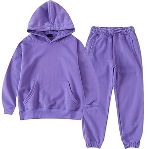 Conjunto Deportivo para Niños, Sudadera con Capucha y Pantalones Deportivos, 2 Piezas, para Niños de 10 a 12 Años, Más Vendido - Product Image 1
