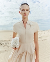 Nouvelle collection Robe décontractée pour femmes ELORIA SHIRT-COLLAR MIDI DRESS Robes à manches courtes pour femmes Robes élégantes tendance pour femmes Vêtements pour femmes
