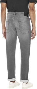 Jeans Rectos para Hombre con Logotipo Personalizado OEM, Color Personalizado, Transpirables en 3D, Lavado Claro, Diseño Apilado de Alta Calidad para Otoño/Verano - Product Image 3