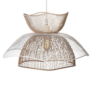 Nouvelle Suspension Artisanale en Métal E27 Feuille de Lotus pour Restaurant, Salon de Thé, Salon et Chambre à Coucher – Lustre Décoratif - Product Image 3