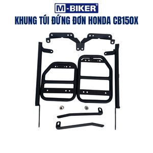 Porte-bagages arrière M-Biker Hond CB150X avec support pour sac latéral, accessoires pour moto - Product Image 2