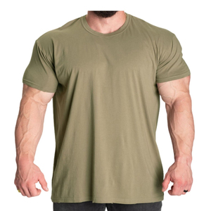 T-shirt de fitness personnalisé pour homme, coupe oversize, en coton, pour la musculation, manches courtes, anti-boulochage, impression numérique, OEM ODM, motif léopard - Product Image 5