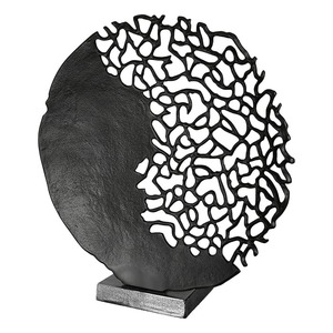 Handmade Eco-Friendly Durable Aluminium Circular Sculpture Abstract Geometric Design Contemporary Art Tabletop Decor for Living - Product Image 6