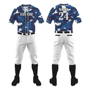 Nuevo Uniforme de Béisbol Personalizado 2026, Diferentes Diseños, Mejor Precio, Uniforme de Béisbol para Jóvenes - Product Image 1