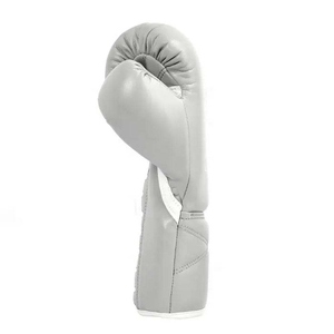 ถุงมือชกมวยสำหรับฝึกซ้อม รุ่น Professional Pro Fighting Fly สีน้ำเงินทอง หนังวัวแท้ สายรัดข้อมือปรับได้ รุ่น AI-BG-506 - Product Image 2