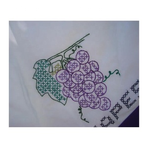 Fourniture directe d'usine parce que j'ai dit que maman brodée en vrac bon marché torchon en microfibre de marque du fournisseur en gros indien - Product Image 3