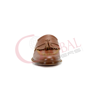 Chaussures pour hommes faites à la main de haute qualité, chaussures décontractées d'extérieur, chaussures en cuir à enfiler, mocassins à bout rond de grande taille - Product Image 6