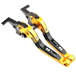 Bonne qualité moto rétractable levier réglable frein embrayage klaxon levier poignée d'embrayage levier adapté pour Honda pour NX500 - Product Image 4