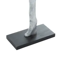 Sculpture Moderne de Luxe Faite à la Main en Aluminium Plaqué Or, Accent Artistique pour Projets de Design Intérieur Résidentiel, Plaqué Premium