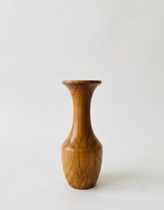 Modern Wooden Flower Vase Handmade Tabletop Bud Vase Decorative Stem Holder for Home <b>Dining</b> Room Wedding Party Garden - Product Image 2