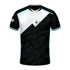 Camiseta Deportiva Personalizada al por Mayor para Hombre, Cuello en V, Sublimación, Secado Rápido, Poliéster, para Videojuegos - Product Image 1