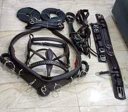 <b>Leather</b> Horse <b>Harness</b> Set Safe Racing Riding Gear Comfortable Racing Horse <b>Harness</b> Set Premium <b>Leather</b> horse <b>harness</b> set - Product Image 4